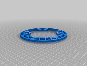 bash guard chainring sport outdoors customized 3d print model - Mito3D