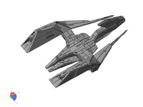 spaceship art 3d print model - Mito3D
