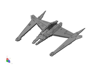 la nave espacial-2 arte 3d print model - Mito3D