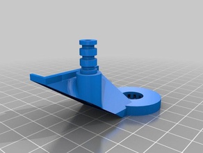 half stepper nozzle 3d printer parts 3d print model - Mito3D