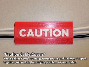 caution cable cover organization appliances bathroom bedroom cation cord computer designer easy electric cords electrical extension hallway home house household system kitchen logo office organisation play station power practical print safe safety sea application servo arm stero tool tools unique workshop xbox 3d print model - Mito3D