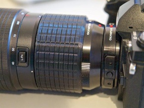 olympus 40-150 f28 pro-Objektiv-Stativ-mount-Abdeckung Griff Kamera 3d print model - Mito3D