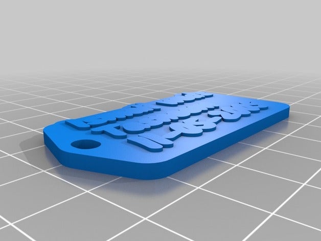 sample base keychains customized 3D print model - Mito3D