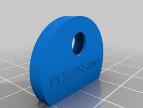 cl&eacute postissimo organization customized 3d print model - Mito3D