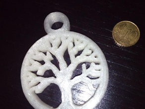 celtic tree life pendant accessories 3d print model - Mito3D