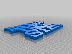 meine angepasste variable Wort Skulptur Skulpturen 3d print model - Mito3D