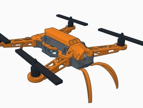 prototype quadcopter frame 550 size rc vehicles 250 dji f550 drone hovership quadrocopter zmr250 3d print model - Mito3D