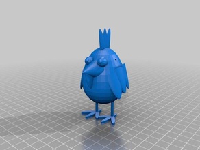simple poulet 3d l'impression 3d print model - Mito3D