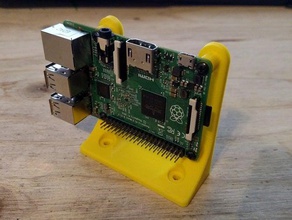 raspberry pi angleupright monte electrónica 3d print model - Mito3D