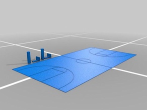 basketball courts 3d printing 3d print model - Mito3D