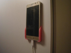 samsung alpha Wandhalterung - Organisation Handy hanger mobile mobilephone wall mount 3d print model - Mito3D