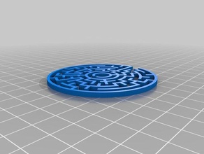 my customized random maze circle generator toys games 3d print model - Mito3D