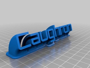 caughron office personalizado 3d print model - Mito3D