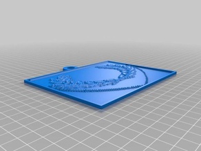 sca 1 2d art customized 3d print model - Mito3D