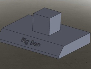 big ben stand des bâtiments structures 3d print model - Mito3D
