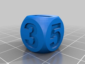 bdr dice lets make part 3d printing 3d print model - Mito3D