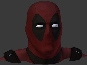 deadpool bust another variation people 3d print model - Mito3D