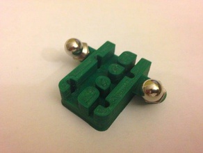 mini kossel manyetik kol taşıma 3d yazıcı parçalar parçaları baskı delta kossel-mini kosselmini 2020 toplar topu ortak etki eklem 3d print model - Mito3D