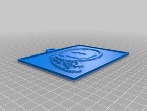 utes 2d a arte personalizado 3d print model - Mito3D