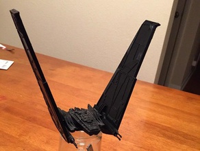 kylo rens command shuttle vehicles star wars episode 7 3d print model - Mito3D