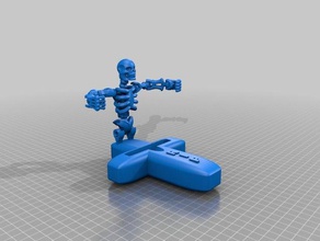 skeleton cross iphone 6s charging station 3d printing 3d print model - Mito3D