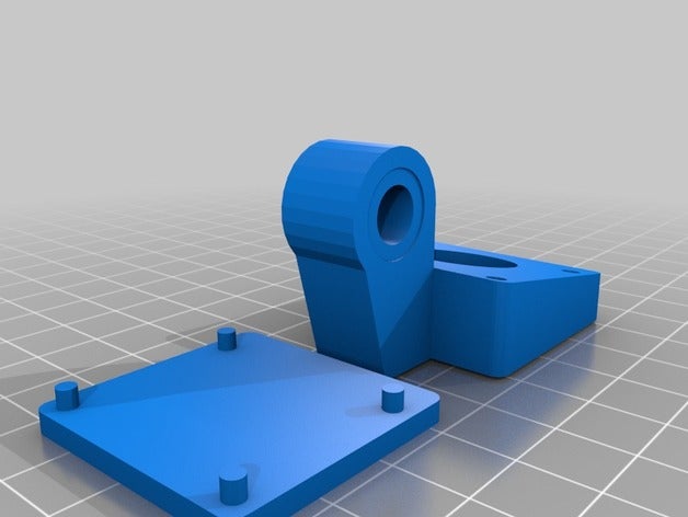 charniere wc salle de bain 3D print model - Mito3D