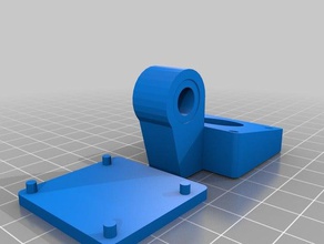 charniere wc bathroom 3d print model - Mito3D