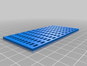scalable mesh plate diy case openscad 3d print model - Mito3D