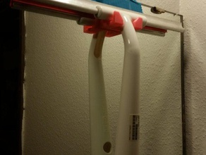 espejo clip de ikea la ducha escobilla goma cuarto baño 3d print model - Mito3D