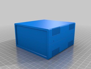 box 110x110x60 electronics customized 3d print model - Mito3D