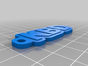 kbd base keychains customized 3d print model - Mito3D