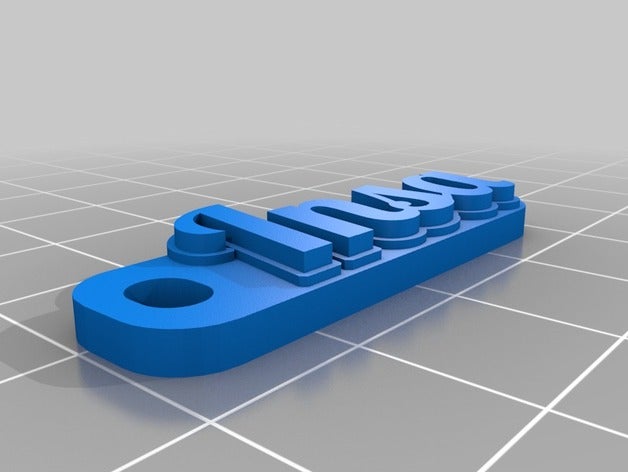 ınsa Anahtarlık özelleştirilmiş 3D print model - Mito3D