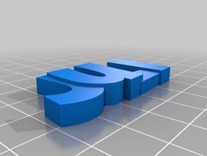 juli mais sortudo do cara organização personalizado 3d print model - Mito3D
