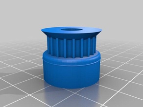 gt2 3mm 20t pulley ox cnc hobby 3d print model - Mito3D