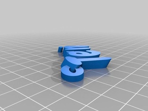 terri gommoso - keyring organizzazione personalizzato 3d print model - Mito3D