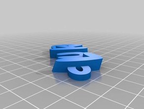 luka Anahtarlık özelleştirilmiş 3d print model - Mito3D