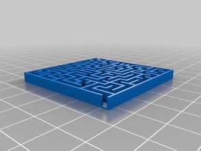 gadgetboy3d zufällige Labyrinth v1 base Rätsel angepasst 3d print model - Mito3D
