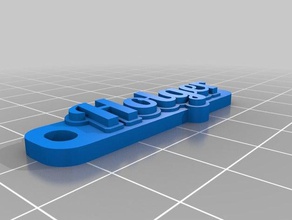 holger keychain2 Schlüsselanhänger angepasst 3d print model - Mito3D