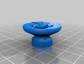 unicornhead botão a cozinha jantar gabinete armário gaveta prático unicórnio chefe útil 3d print model - Mito3D