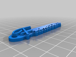 francesca Schlüsselbund Schlüsselanhänger angepasst 3d print model - Mito3D