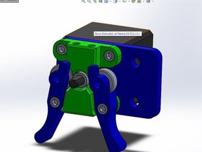 saintflint extrusora remix nema 14 3 d de la impresora extrusoras 3d print model - Mito3D