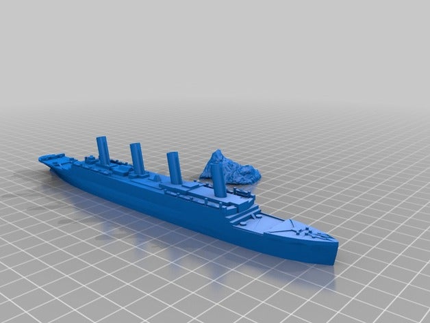 titanic iceberg 3d printing 3D print model - Mito3D