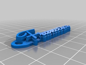 francesca 1 Schlüsselanhänger angepasst 3d print model - Mito3D