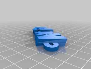 katia1 Kette Schlüsselanhänger angepasst 3d print model - Mito3D