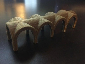 roman arches design challenge 4 support material sculptures architecture tinkercad 3d print model - Mito3D