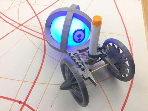 sphero rig la robótica el carro drawbot educación maker vagón 3D print model - Mito3D