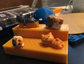kitty kulaklık cazibe sahibi organizasyon 3d print model - Mito3D