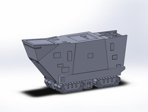 star wars x-wing jawa sandcrawler toys games miniatures 3d print model - Mito3D
