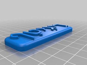 digitaf ebraico segno i segni loghi 3d print model - Mito3D