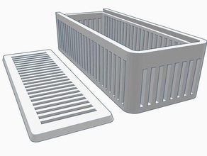 sürgülü dessicant kutusu 3d yazıcı aksesuarlar nem silis jeli slayt 3d print model - Mito3D